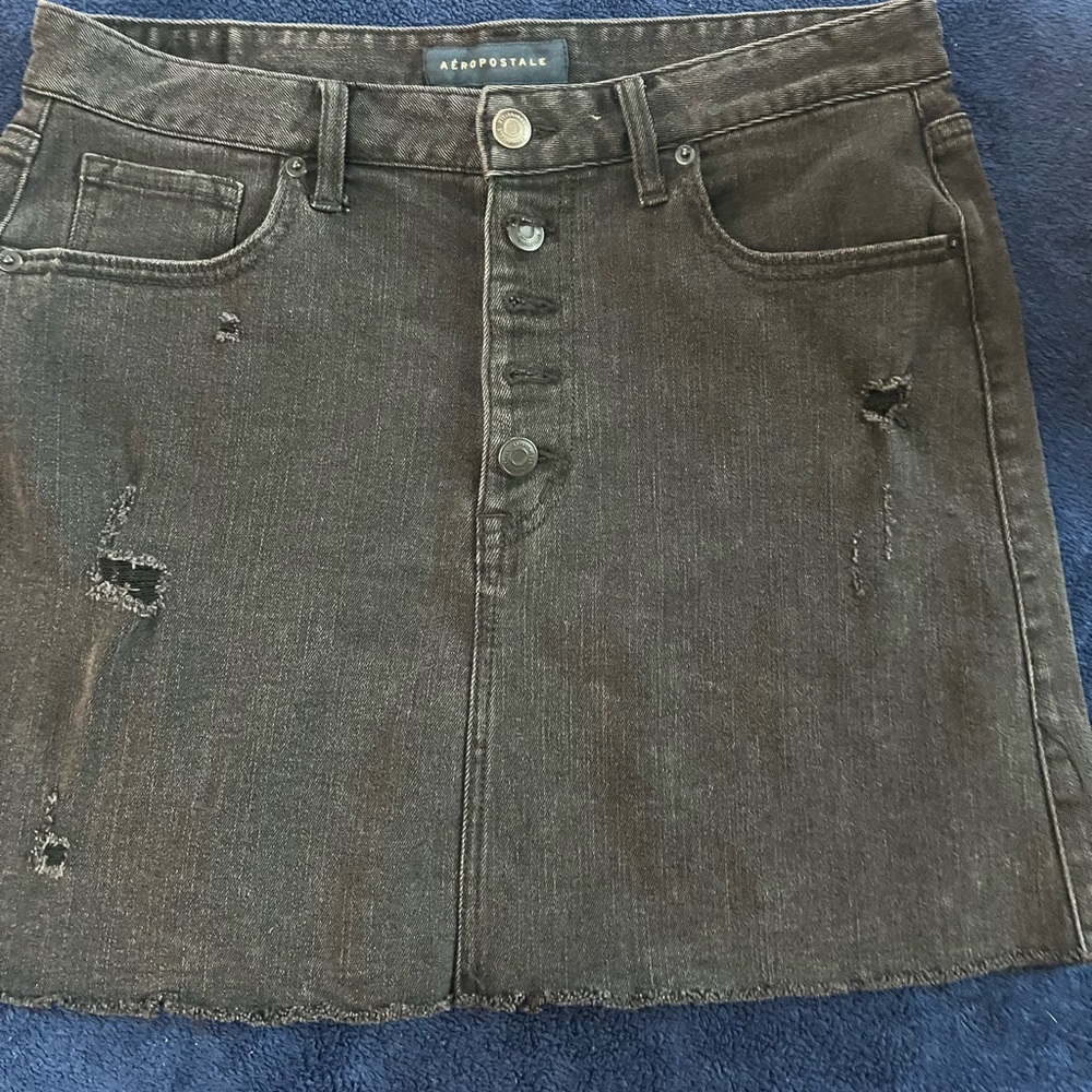 American eagle Jean skirt Black size 8